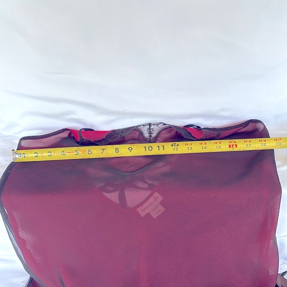 VINTAGE 90’s JONES NEW YORK BEAUTIFUL, SEXY TWO COLORS LACE NIGHTGOWN - LARGE - Picture 7 of 11